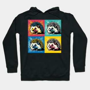 Pop Hedgehog Art - Cute Hedgehogs Hoodie